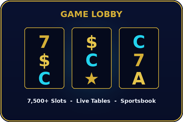 Casea Casino game lobby showing slots, live casino, and top providers